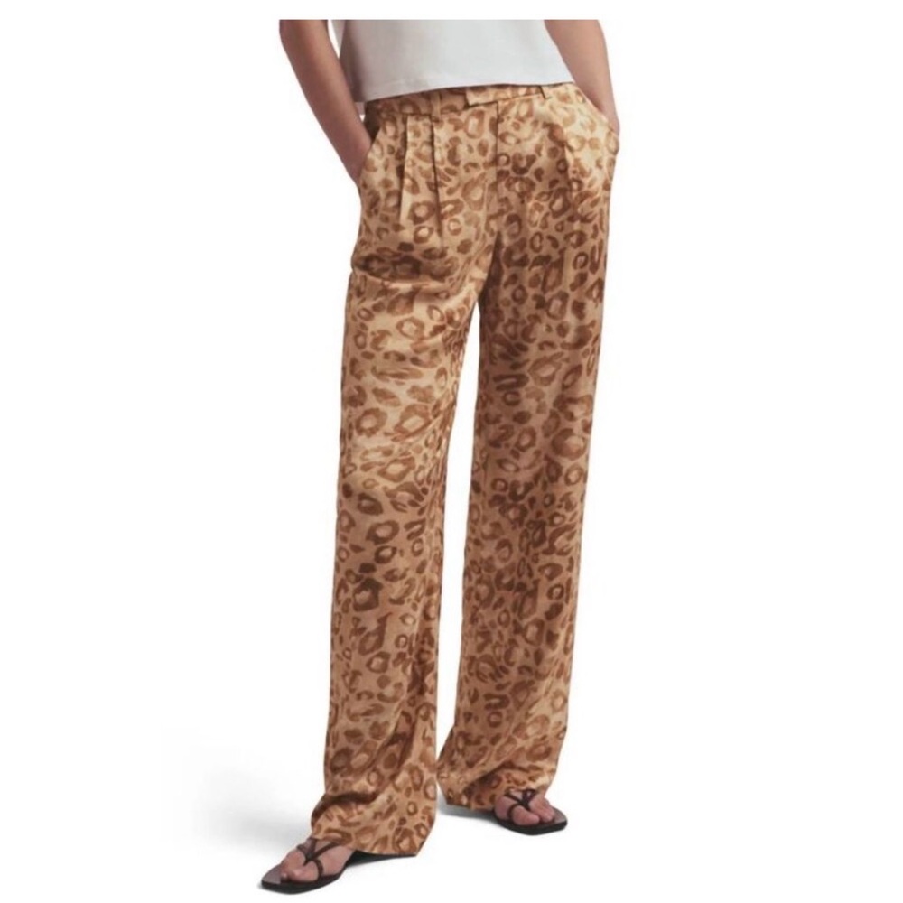 Favorite Daughter Brown Leopard Print Pants